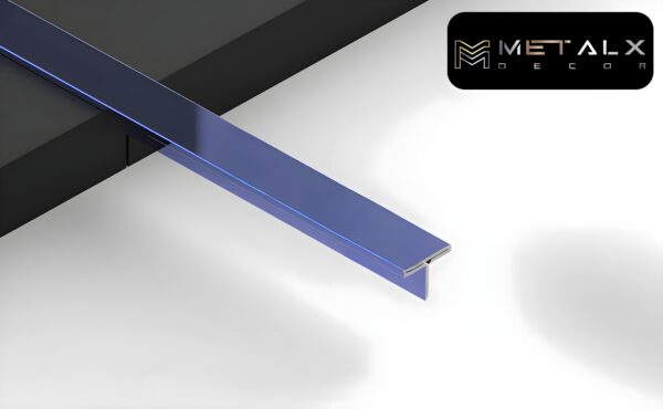 Mirror Blue Stainless Steel T8 profile