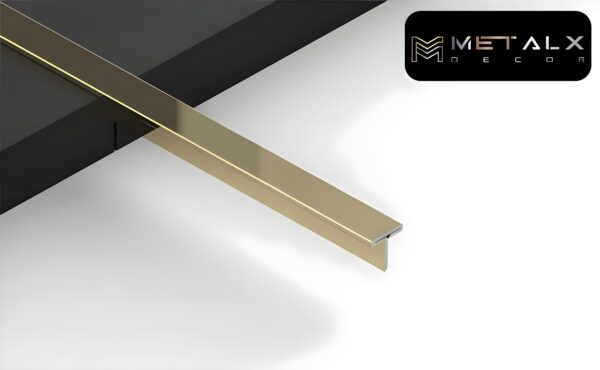 Brass Gold Mirror Hairline Stainless Steel T6 profile